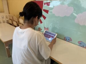 保育園でのICTの様子1